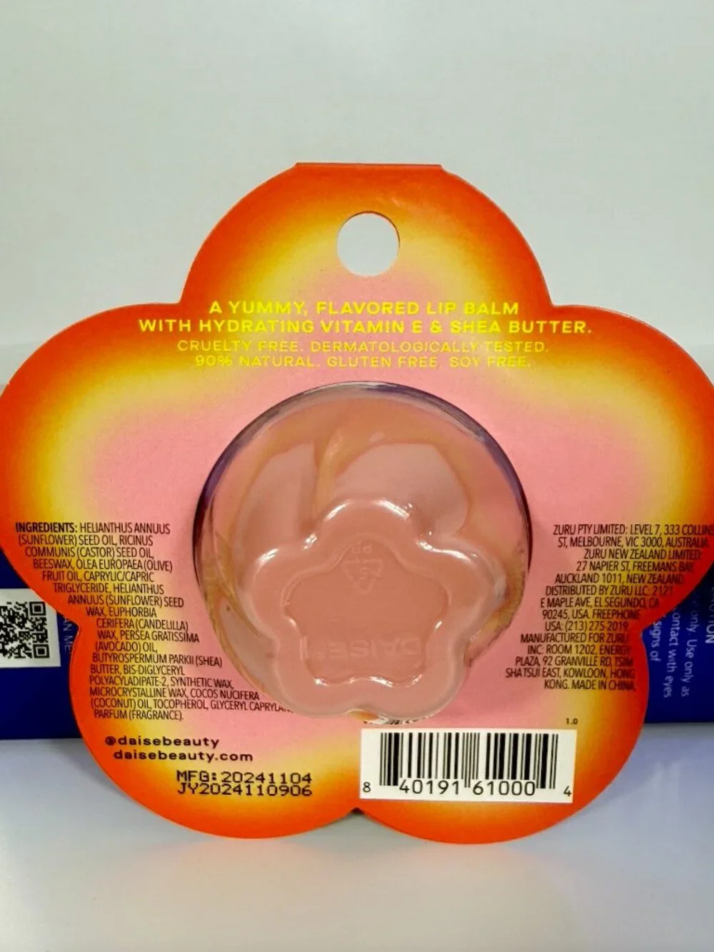 TWO Daise Juicy Pomegranate Hydrating Lip Balm 2 Pack 0.25 oz Each NWT